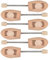 BY BNS Unisex Comfort Concept Holz, Gr. 42/43 Herren, 3 Paar Schuhspanner, Holzfarben