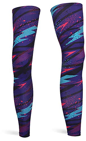DETUCK Unisex Fahrrad-Beinlinge, Sommer Leg Warmer Sport Kompression Sonnenschutz UV-Schutz Leg Sleeves