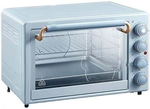 RKYRRKI Horno Tostador，Horno para Hornear Doméstico Multifuncional Automático 35L Gran Capacidad Pastel De Pan Pequeño Horno Eléctrico Moda Útil