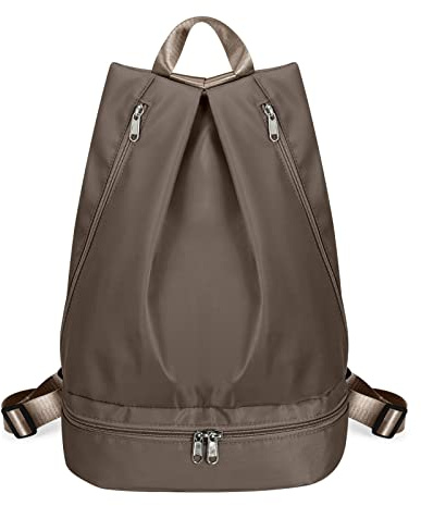HUA ANGEL Unisex Wasserdichter Sportrucksack Damen Sporttasche Mit Nassfach Leichter Rucksack Mit Großem Schuhfach Für Schwimmen Reisen Fitnessstudio Yoga