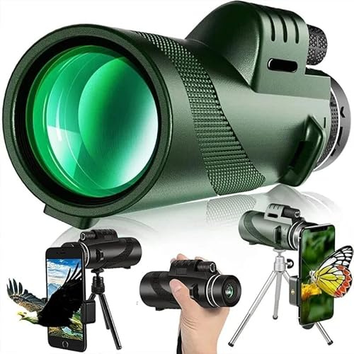 Tragbares Zoom, HD, 5000 m, zusammenklappbares Fernrohr, Mini-Hochleistungs-Teleskop für Jagd, Sport, Outdoor, Camping, Reisen
