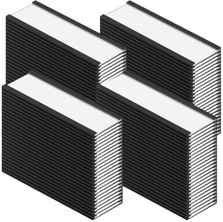 Exogio 100 Pack Magnetischer Etikettenhalter, Magnetschilder zum Beschriften, Etikentten mit Papiereinsätzen, C Kanal Magnet Etiketten für Schule Büro Whiteboards Kühlschränke, 76x25mm