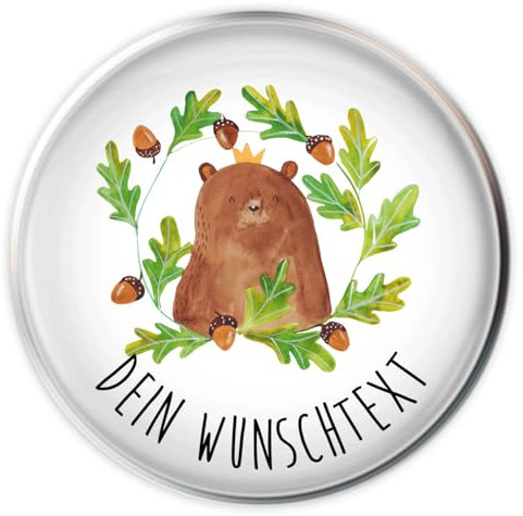 Mr. & Mrs. Panda Personalisierter Waschbecken Stöpsel Bär König - Personalisierte Geschenke, Daddy, Dad, Abfluss, Personalisierung, Teddy, Bester Papa, Wunschtext, Selbst Gestalten, Vatertag, Stopfen