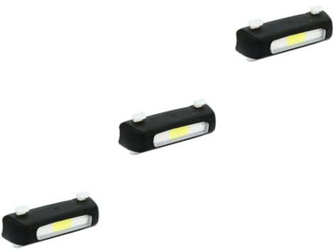 POPETPOP 3pcs Modes Rear Light for Bike Rechargeable Cycling Safety Flashlight Bike Tail Mounting Strap