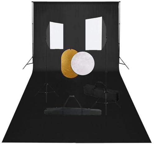 ZEYUAN Kit per Studio Fotografico con Set Luci, Fondale e Riflettore,Studio Foto,Fotografia,Illuminazione e Studio,Luci e Flash da studio-3067058
