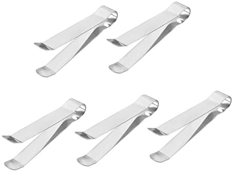 FUNOMOCYA 5 Stück Kerzenlöscher Aus Edelstahl Metallclip Dochtlöschzange Für Duftkerzen Tiki Und Stumpenkerzen Kompakt Und Sicher