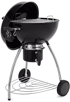 Wood Burning Camp Stove with Lid and Wheels, Outdoor Portable Camp Stove, Steel Camping Stove for Outside Cooking Survival Campfire Patio Backyard Gathering(Black)