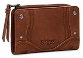 Desigual Porte-Monnaie Mone Embro Patch Emma Medium Wallet Camel Brun