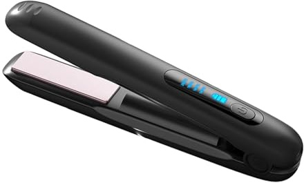 Fer à lisser sans fil professionnel pour salon de coiffure à domicile Noir
