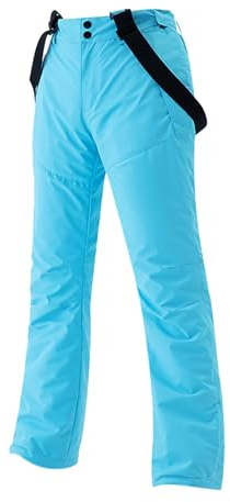 Generisch Ensemble pantalon de ski pour homme - Pantalon d'hiver chaud - Pantalon de snowboard, bleu, M