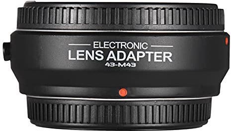 ERYUE FOTGA OEM4/3(AF) Auto Focus 4/3 to M4/ Camera Adapter Ring for, Metal Lens Mount Adapter with Manual Aperture Control for Micro Four Thirds Cameras