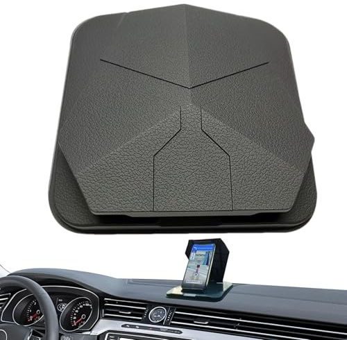 soporteGPS Multifuncional - 15,8x15,8x17 Cm, soportepara Coche De Silicona ABS, Base Giratoria De 360° con Base Antideslizante Estable | soporteUniversal para tableta y teléfono de navegación, para
