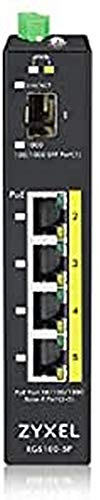 ZyXEL RGS100-5P Unmanaged L2 Gigabit Ethernet (10/100/1000) Black Supporto Power Over Ethernet (Poe)