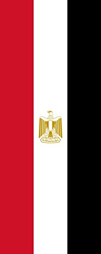 magFlags Drapeau Égypte | portrait flag | 3.5m² | 300x120cm