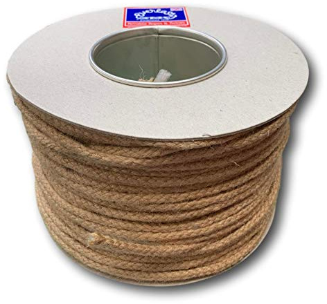 Everlasto flätad jutesträng med stark polypropylenkärna nr.5 (7 mm) 7mm x 100M Brun