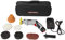 Dino KRAFTPAKET 640256 Polisseuse sans Fil 10,8 V Multiplex avec Plateau de 75 mm 600-3000 TR/Min avec boîtier Rotatif pour Forme de Tige ou de Pistolet. Kit Complet avec tampons, Plateau de