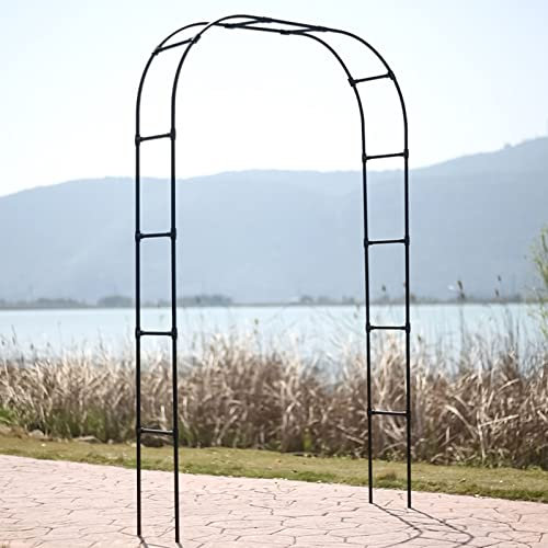 SOBS Treillis D' Arche De Jardin Extérieur, Tonnelle De Jardin De Pergola en Métal Enduit De Plastique PE Durable for Plantes Grimpantes, Décoration De Mariage