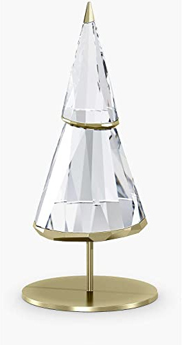 Swarovski Weihnachtszauber Weihnachtsbaum Figur aus Kristallen Mehrfarbig, Größe: 12,3cm x 12,3cm x 5,7cm, 5596436