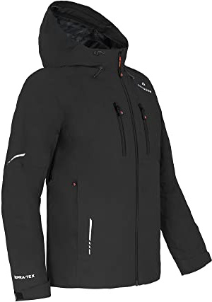 Bergson SKIEN | Herren Regenjacke, recycelt, Netzfutter, 20000 mm Wassersäule, Black [900], 114 - Herren