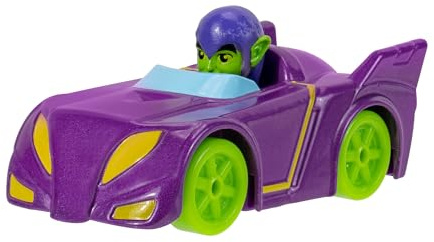 Spidey and his Amazing Friends Amazing Metals - Macchina da corsa, scala 1:64, colore: Verde