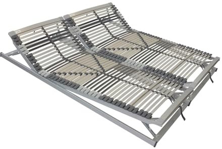 Lattenrost 180x200 cm (2er Set 90x200) - Nimbo KFV - 44 Leisten - 7 Zonen - Schulterzone - Nicht Durchgehender Lattenrost