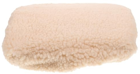 Beige Plüsch Scooter Pad Bezug, Ergonomisch für Rollersitz | Wiederverwendbar, Stoßdämpfend und Komfortabel, Zubehör für Gehhilfe und Rollator