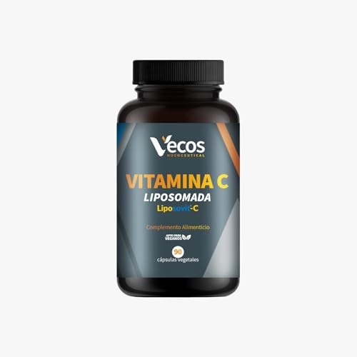 Vitamina C Liposomal 500 mg | 90 Cápsulas, Suministro 3 Meses | Pura y Altamente Biodisponible | Apoya Sistema Inmunológico | Sin Aditivos, 100% Vegano