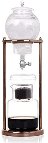 Dryckesutrustning 600 ml/20,29 oz kallbryggare, kaffebryggare med isdropp med avtagbart filter, iskaffebryggare och istebryggare Kaffekanna