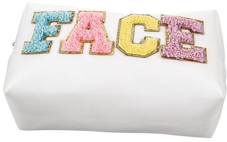 WRITWAA Kosmetiktasche Reise Makeup Tasche Mit Reißverschluss Große Kapazität Tragbare Toilettentasche Für Damen Organizer Für Kosmetik Und Toilettenartikel