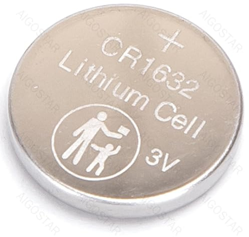 Lot de 5 Piles Bouton CR1632 3 V conçues pour Les appareils électroniques. Offre Une Puissance Durable, idéale pour Les Montres, Les télécommandes et Plus Encore.