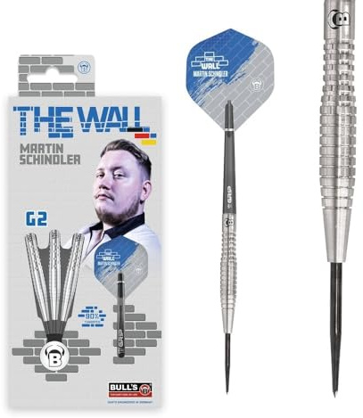 Bull's Martin Schindler Original 90% Tungsten G2 Steel Dart 25g
