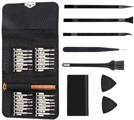 Set di cacciavite | Set di riparazioni di orologi da 25 in 1, set di strumenti di riparazione di precisione per computer portatili e telefoni cellulari | Set di cacciavite, strumenti di