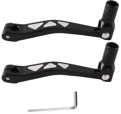Enwye CNC 12 mm Universal-Motorrad-Schalthebel, Aluminium-Klappgetriebe mit Werkzeugersatz für die meisten Dirt Pit Bikes, ATVs und UTV-Motorräder