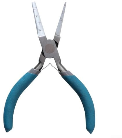 Professional Square Wire Winding Pliers With Scale Double Sided Jewelry Making Tool For Beading Wire Looping Crafting Bracelet Necklace DIY Projects 165mm