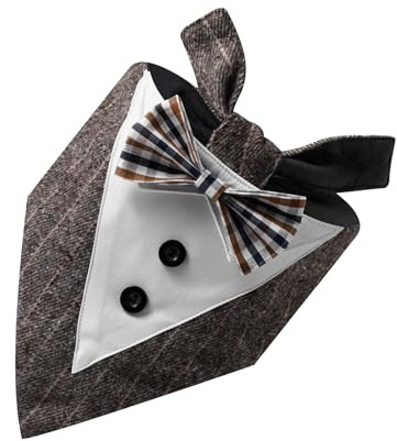 Hundhalsdukar för | Triangulär hundbandana kostym, halsduk för valpar kostym – för födelsedag, jul, fest, bröllop, semester, utomhus, höst, flickor och