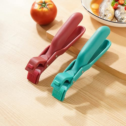 Multi-Purpose Anti-Scald Bowl Holder Clip, Anti-Scald Bowl Gripper for Kitchen, Multi-Function Silicone Anti-Scalding Hot Plate Gripper for Microwave, Oven, Air Fryer (2pcs)