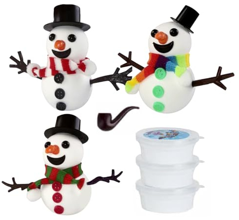 Weihnachtshandwerk für Kinder, DIY – Modelliermasse zum Trocknen an der Luft für Kinder, für Partys, Weihnachten, Klassenzimmer, Klassenzimmer, Schule, Spiel, Feier D