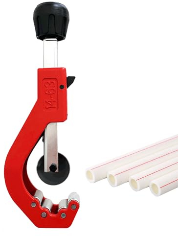 Tagliatubi - Attrezzature Da Taglio Manuale Per Tubi | Strumento Taglierina in PVC,per Professionali Idraulici Tecnici Agricoltori Metalliche Workshop