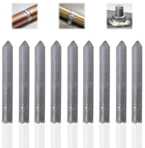 9PCS Low Temperature Universal Welding Rods,Low Melt Solder & Aluminium Welding Rods Set with Flux,Lead Welding Kit,Low Temperature Aluminum Welding Wire,Aluminium Welding Rods,Lead Welding Kit