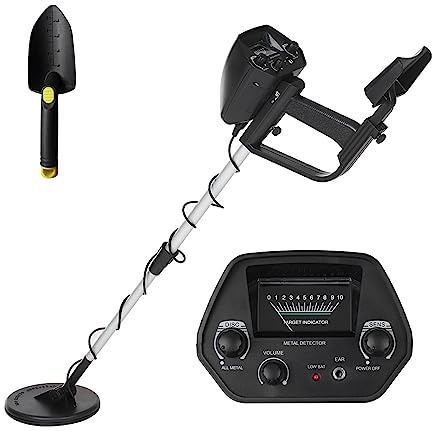 Metal Detector, MD1008A Metal Detector Gold Pinpointer professionale Digger Treasure Hunter Tracker Seeker con bobina di ricerca impermeabile(Type1)
