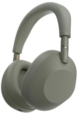 Sony WH-1000XM6 Casque sans-Fil Bluetooth à réduction de Bruit Noir, Son Hi-Res Unique, Confortable, Conception Pliable, Etui résistant, 30h Autonomie, iOS & Android - Olive Gray