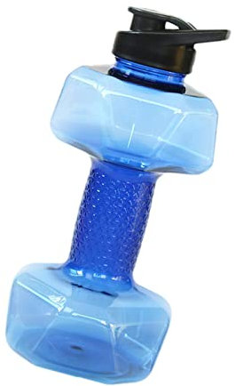Jatour Dumbbell Water Bottles, PET Eco-friendly Fitness Water Jug, Large-capacity Portable Exercise Sports Water Bottle for Men & Women