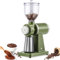 Huanyu Elektrische Kaffeebohnenmühle 250G Gewerblich&Haushalt Mahlen Mahlwerk 200W Automatisches Gratmahlwerk Professionelle Mühle 8 Fein - Grobmahlgrad Einstellungen (Grün)