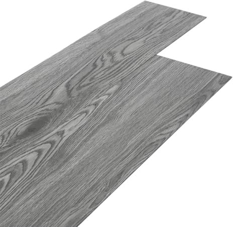 INMOZATA Grey Self Adhesive Floor Planks 36pcs Vinyl Flooring Planks Floor Tiles Self Adhesive Wood Effect Peel and Stick Floor Tile for Kitchen Bathroom Home Floor Tile 91.5 X 15.2CM(Grey)