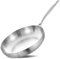Inqibee 30 CM Tri-Ply Stainless Steel Frying Pan,Induction Cooking Pan,Detachable Ergonomic Handle,Compatible with Induction Stove,Oven Safe