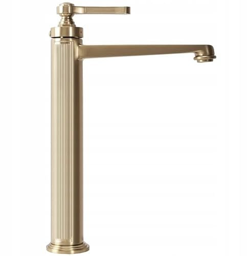 Waschtischarmatur Armatur Badezimmer Badarmatur Waschbecken Gold Deko 31,5 cm