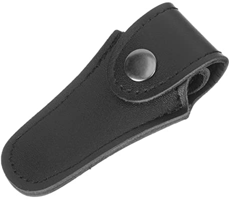 BIUDECO Leichte Schwarze Pu Tasche für Waldhorn Mundstück mit Schutzfunktion und Organisationsbeutel für Unterwegs und Aufbewahrung