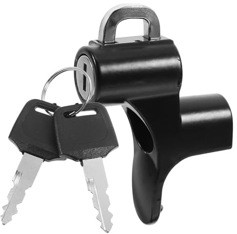 Yardwe Blocco Casco Moto Antifurto Compatto e Leggero Lucchetto Sicurezza Scooter e Moto Fisso Protezione Casco Resistente e Facile da Trasportare