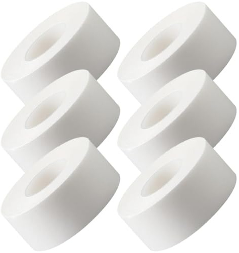 AUTSUPPL Almohadillas Quitamanchas Sudor del Cuello, Adhesivas y Absorbentes, Tela No Tejida de Color Claro, Fáciles de Usar y Cortables, 6 Rollos para Camisas y Sombreros