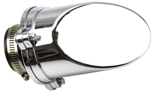 Filtre à Air chromé 38mm adapté pour Honda Monkey Z50 Z50R Z50J Z50A Gorilla Bike Skyteam BIKE moto rétro 50cc 110cc 125cc Filtre à Air à Double